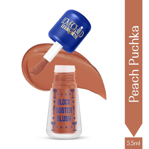 LoveChild Peach Puchka Block Buster Blush Peach Nude | Dewy Matte Finish